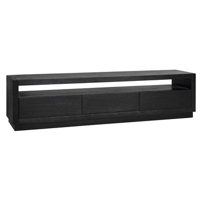 Richmond Interiors TV dressoir Oakura 3-laden (Zwart) Richmond Interiors TV dressoir Oakura 3-laden (Zwart)