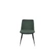 Afbeelding van White Label Living Chair Lionel Dark Green
