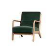 Afbeelding van Woood Mark Fauteuil Fluweel Flesgroen