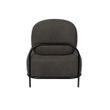 Afbeelding van White Label Living Lounge Chair Polly Grey