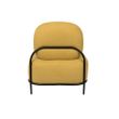 Afbeelding van White Label Living Lounge Chair Polly Yellow