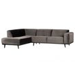 Afbeelding van BePureHome Statement Hoekbank Links Taupe