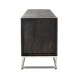 Afbeelding van Richmond Interiors TV-dressoir 185 Blackbone silver 4-deuren (Zilver)