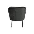 Afbeelding van BePureHome Vogue Fauteuil Fluweel Zwart