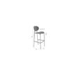 Afbeelding van White Label Living Barstool Donny Grey
