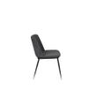 Afbeelding van White Label Living Chair Lionel Dark Grey