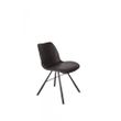 Afbeelding van Zuiver Brent Air Stoel Chocolate Black