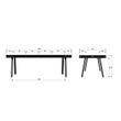 Afbeelding van Woood Exclusive Trian Eettafel A-Poten