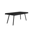 Afbeelding van White Label Living Table Suri 160X78 Black