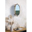 Afbeelding van White Label Living Mirror Lara Brass