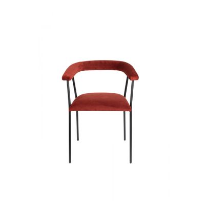 Dutchbone Haily Armstoel Rood Dutchbone Haily Armstoel Rood