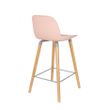 Afbeelding van Zuiver Albert Kuip Counter Stoel Oud Roze