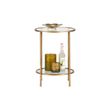 Afbeelding van BePureHome Goddess Bijzettafel Metaal Antique Brass