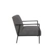 Afbeelding van White Label Living Lounge Chair Wakasan Dark Grey