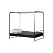 Afbeelding van VT Wonen Bunk Hemelbed Metaal Zwart 120 x 200 CM