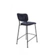 Afbeelding van Zuiver Benson Counterstoel Donkerblauw