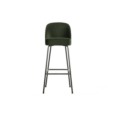 BePureHome Vogue Barstoel Fluweel Onyx - 80 CM BePureHome Vogue Barstoel Fluweel Onyx - 80 CM