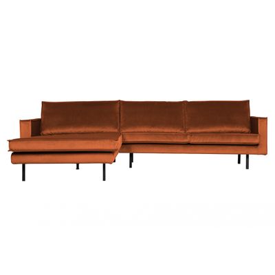 BePureHome Rodeo Chaise Longue Links Roest BePureHome Rodeo Chaise Longue Links Roest