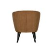 Afbeelding van Woood Sara Fauteuil Ribstof Honing Geel