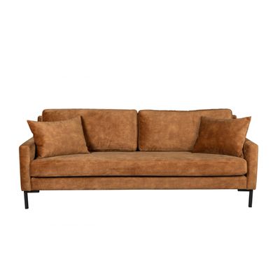 Dutchbone Houda 3-zits Bank Caramel Dutchbone Houda 3-zits Bank Caramel
