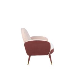 Zuiver Sam Lounge Chair Pink White FR