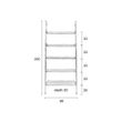 Afbeelding van White Label Living Shelf Wally