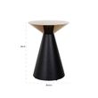 Afbeelding van Richmond Interiors Bijzettafel Vector rond Ø45 (Goud)