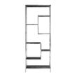 Afbeelding van Richmond Interiors Wandkast Blackbone silver 7-planken (Zilver)