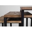 Afbeelding van White Label Living Side Table Suri Set Of 3