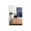 Afbeelding van Woood Keto Vloerlamp Metaal Zwart Antique Brass