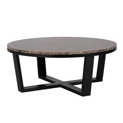 Richmond Interiors Salontafel Dalton brown emperador rond 90Ø (Bruin) Richmond Interiors Salontafel Dalton brown emperador rond 90Ø (Bruin)