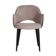 Afbeelding van Richmond Interiors Stoel Giovanna met armleuning Quartz Khaki / Alaska Stone (Alaska 102 Stone)
