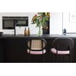 Afbeelding van Zuiver Spike Counterstoel Naturel/Roze