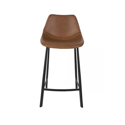 Dutchbone Franky Counterstoel Cognac Dutchbone Franky Counterstoel Cognac