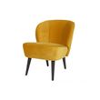 Afbeelding van Woood Sara Fauteuil Oker Geel