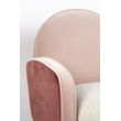 Afbeelding van Zuiver Sam Lounge Chair Pink White FR