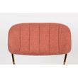 Afbeelding van White Label Living Chair Jolien Gold/Pink