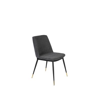 White Label Living Chair Lionel Dark Grey White Label Living Chair Lionel Dark Grey