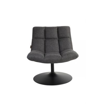 Dutchbone Bar Lounge Chair Donkergrijs Dutchbone Bar Lounge Chair Donkergrijs