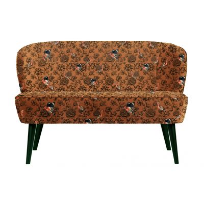 Woood Sara Bank Fluweel Fenix Print Woood Sara Bank Fluweel Fenix Print