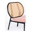 Afbeelding van Zuiver Spike Lounge Chair Naturel/Roze