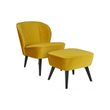 Afbeelding van Woood Sara Fauteuil Oker Geel