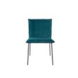 Afbeelding van White Label Living Chair Floke Velvet Petrol