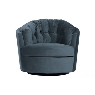 BePureHome Carousel Draaifauteuil Staalblauw BePureHome Carousel Draaifauteuil Staalblauw