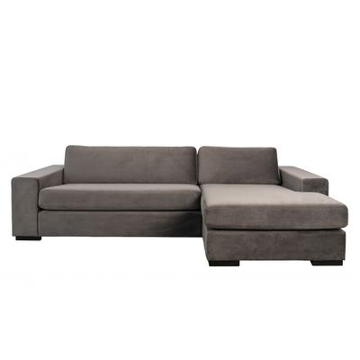 Fiep Hoekbank Rechts Velvet Grijs Fiep Hoekbank Rechts Velvet Grijs