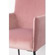 Afbeelding van White Label Living Armchair Dion Velvet Pink