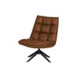 Afbeelding van Woood Jouke Draaifauteuil Cognac