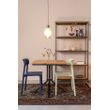 Afbeelding van White Label Living Chair Clive Dark Blue