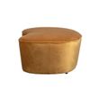 Afbeelding van BePureHome Macaroni Bankje Fluweel Mosterd - 165 CM