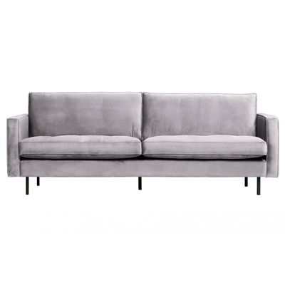 BePureHome Rodeo Classic 2.5-zits Bank Lichtgrijs BePureHome Rodeo Classic 2.5-zits Bank Lichtgrijs